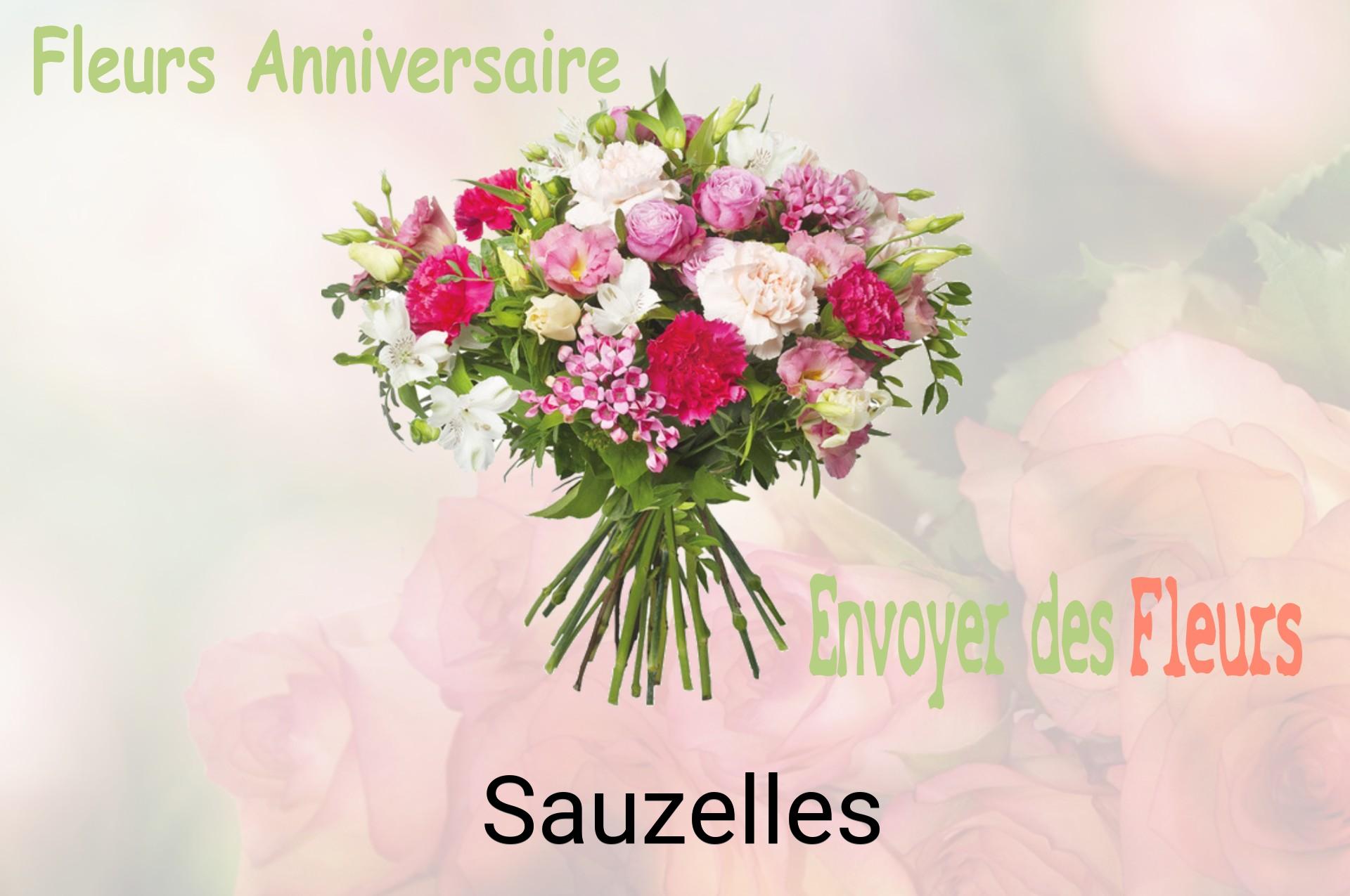 Bouquet de fleurs d’anniversaire livré à Sauzelles